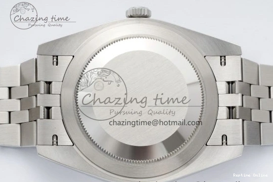 0412 DateJust 41 SS Fluted Bezel KING 1:1 Best Edition 904L Steel Black Stick Dial on Jubilee Bracelet VR EasyCare 2208